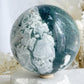 MOSS AGATE SPHERE APPROX 11.5CM. STONED AND SAGED AUSTRALIA