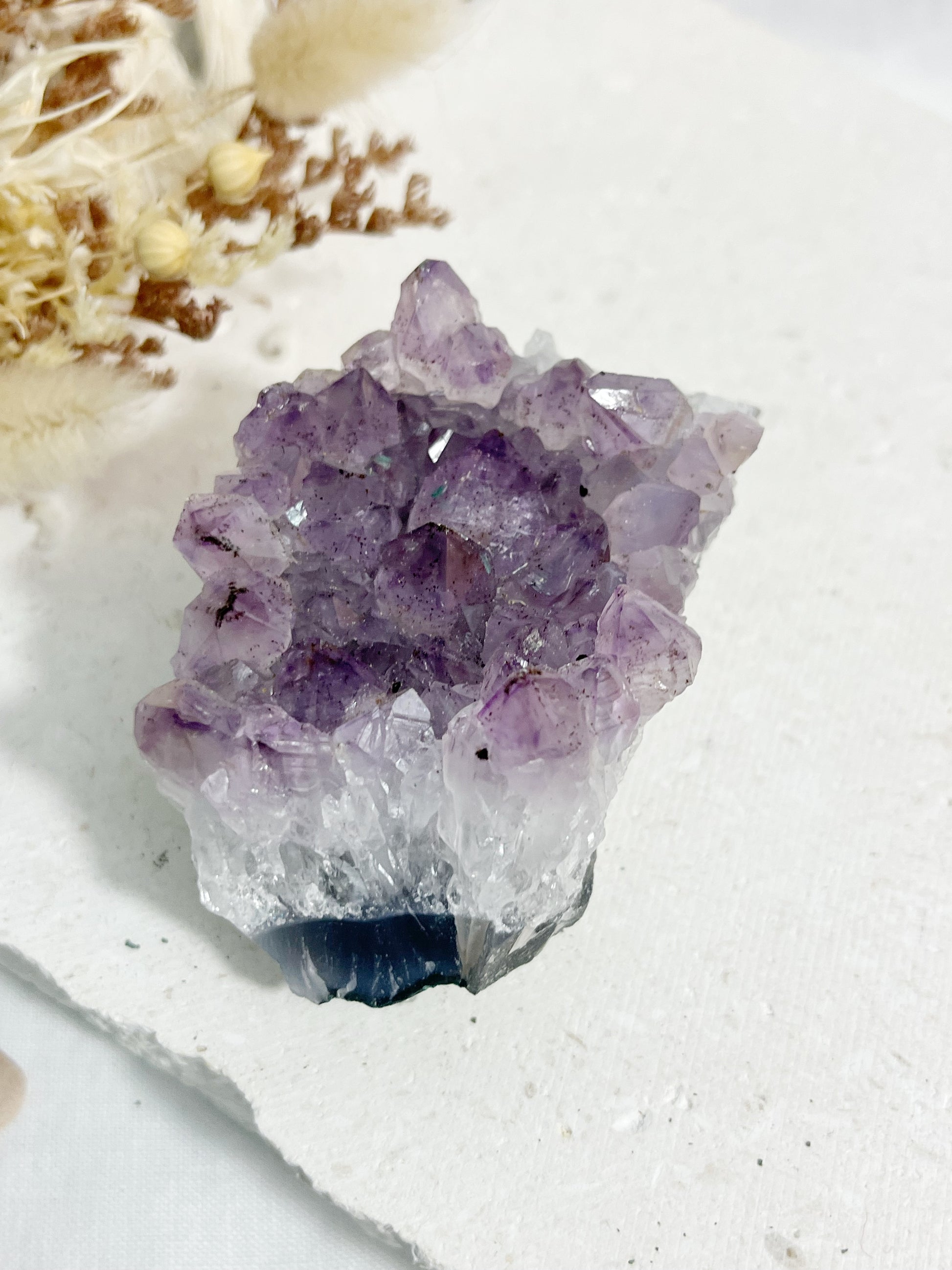 AMETHYST CLUSTER, STONED AND SAGED SHOP AUSTRALIA