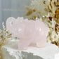 ROSE QUARTZ CRYSTAL ELEPHANT AUSTRALIA SELF LOVE LOVE COMPASSION STONED AND SAGED 