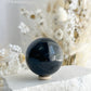 BLACK TOURMALINE SPHERE, 31049, STONED AND SAGED AUSTRALIA