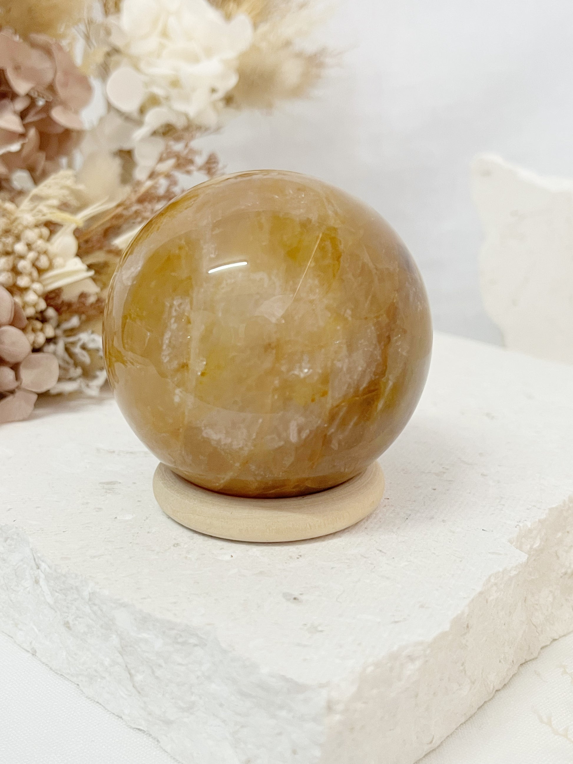 GOLDEN HEALER SPHERE, STONED AND SAGED AUSTRALIA