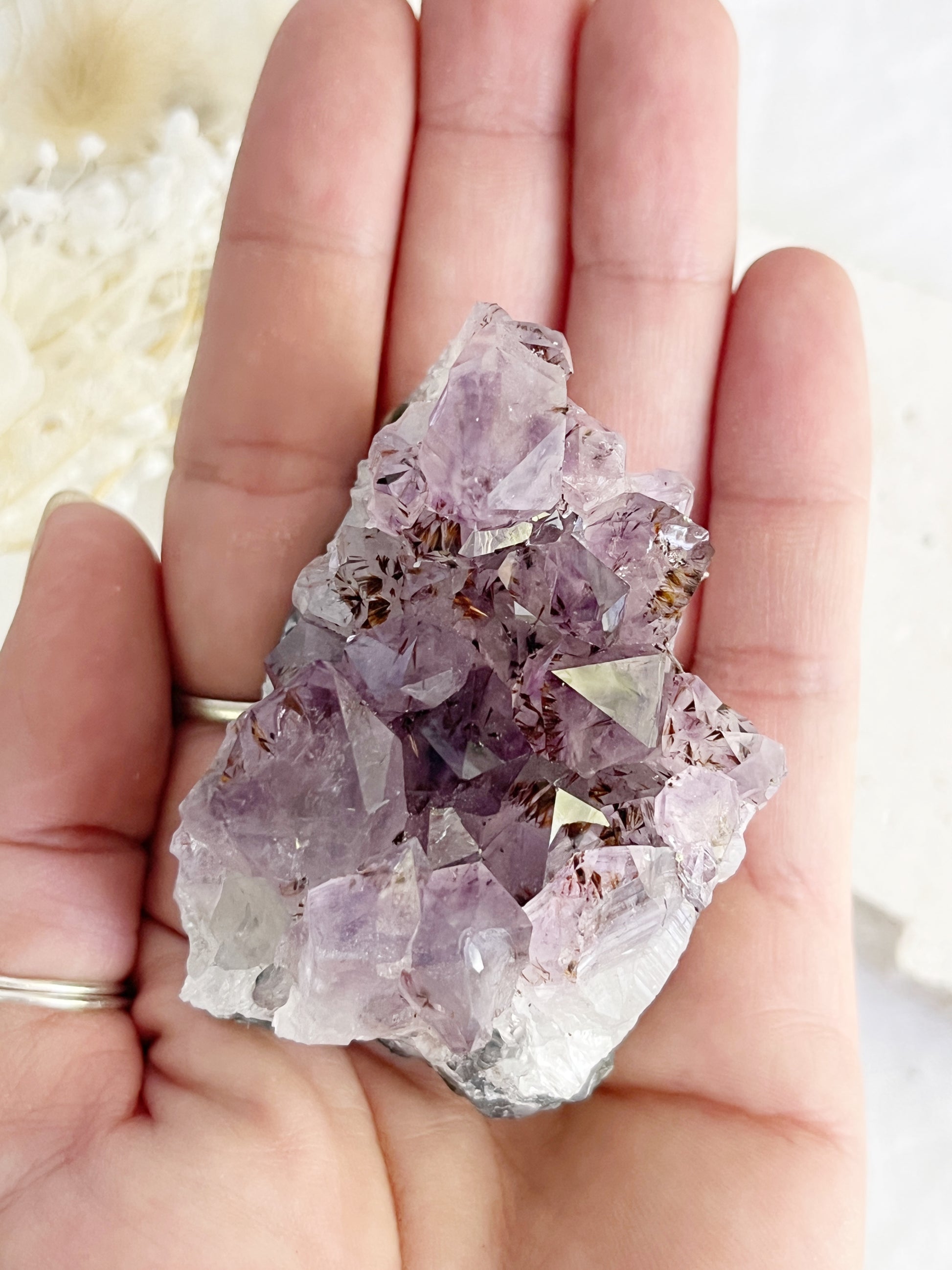 AMETHYST CLUSTER. STONED AND SAGED AUSTRALIA.