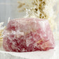 ROSE QUARTZ CRYSTAL ROUGH NATURAL RAW AUSTRALIA SELF LOVE LOVE COMPASSION STONED AND SAGED
