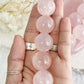 ROSE QUARTZ CRYSTAL SPHERE AUSTRALIA SELF LOVE LOVE COMPASSION STONED AND SAGED 