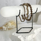 Selenite crystal jewellery display stand holder, Stoned and Saged Australia