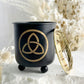 BLACK + GOLD CHARCOAL BURNER CUP || TRIQUETRA 31336