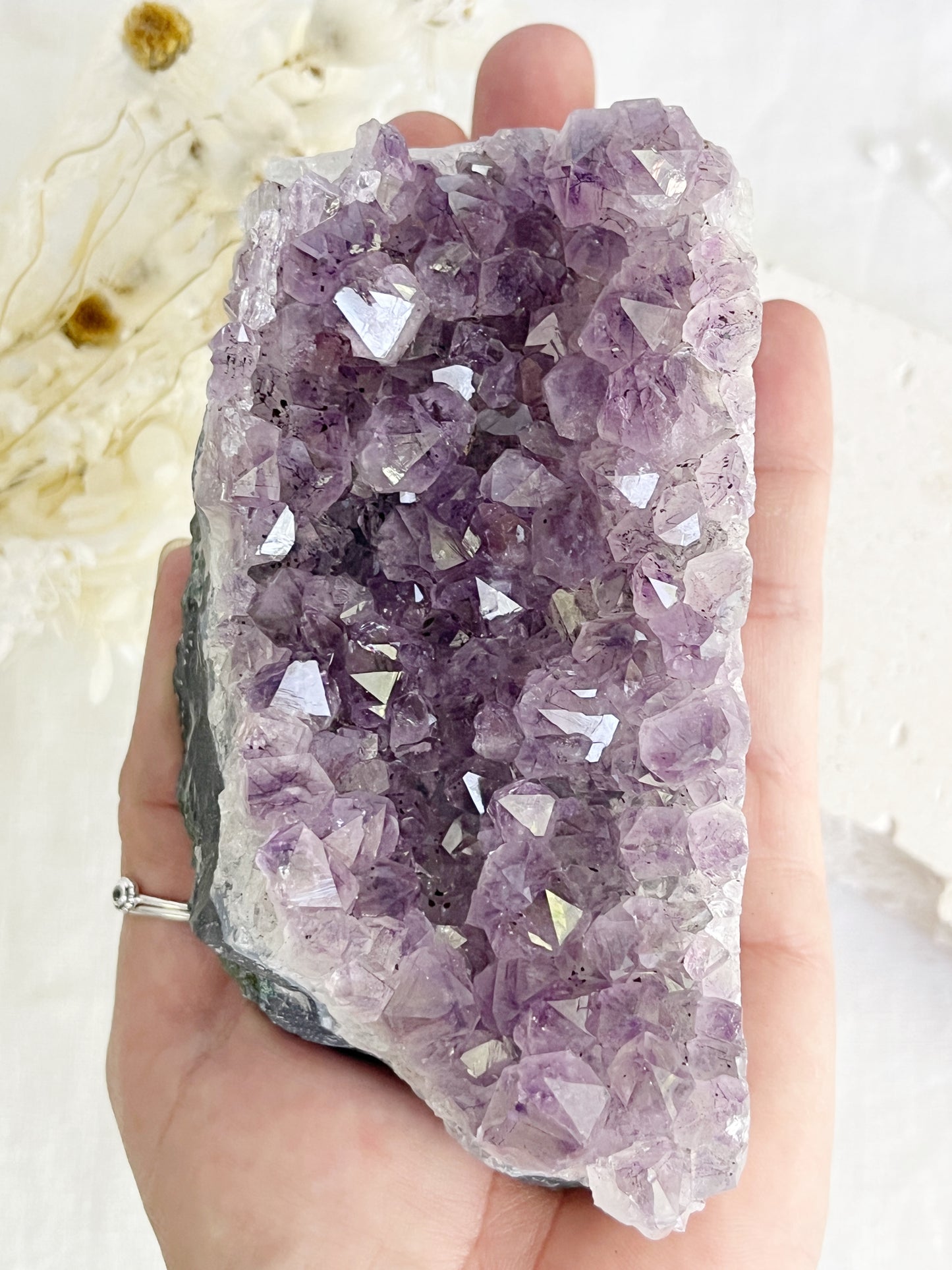 AMETHYST CLUSTER. STONED AND SAGED AUSTRALIA.