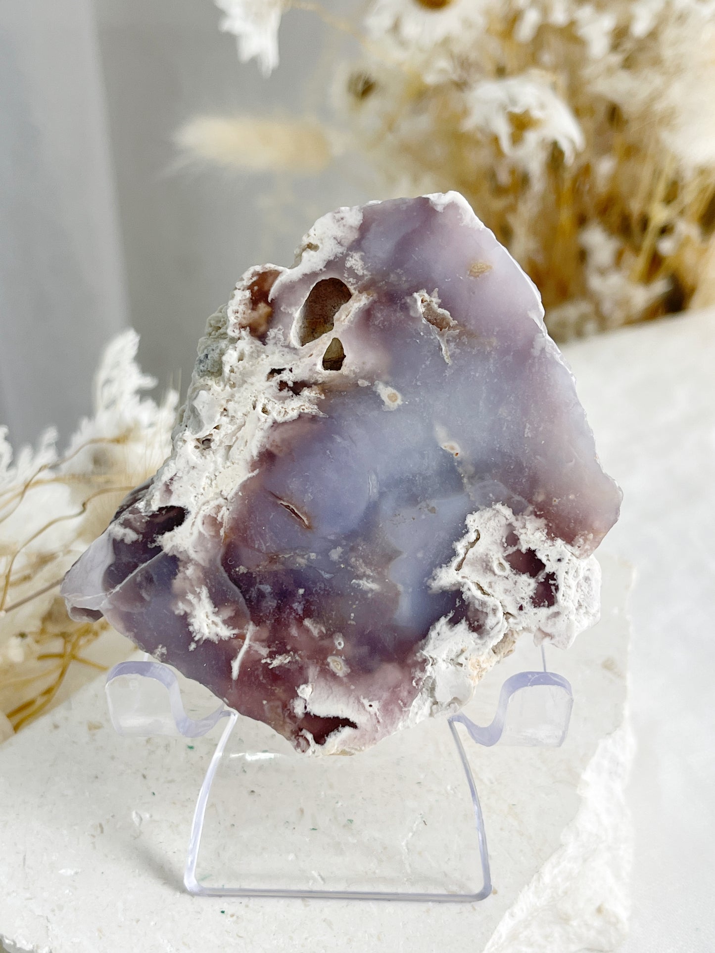 PURPLE CHALCEDONY || SEMI POLISHED 31558