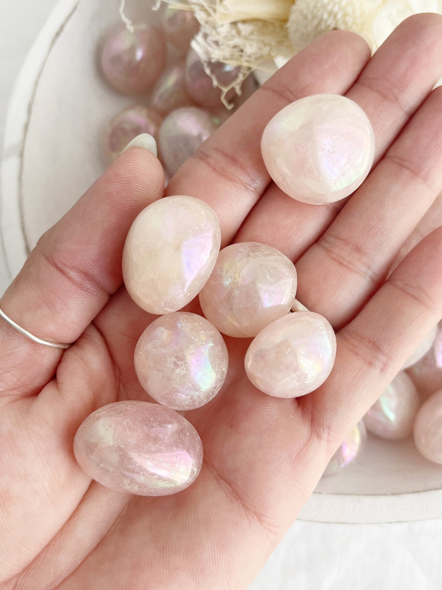 AURA ROSE QUARTZ TUMBLE