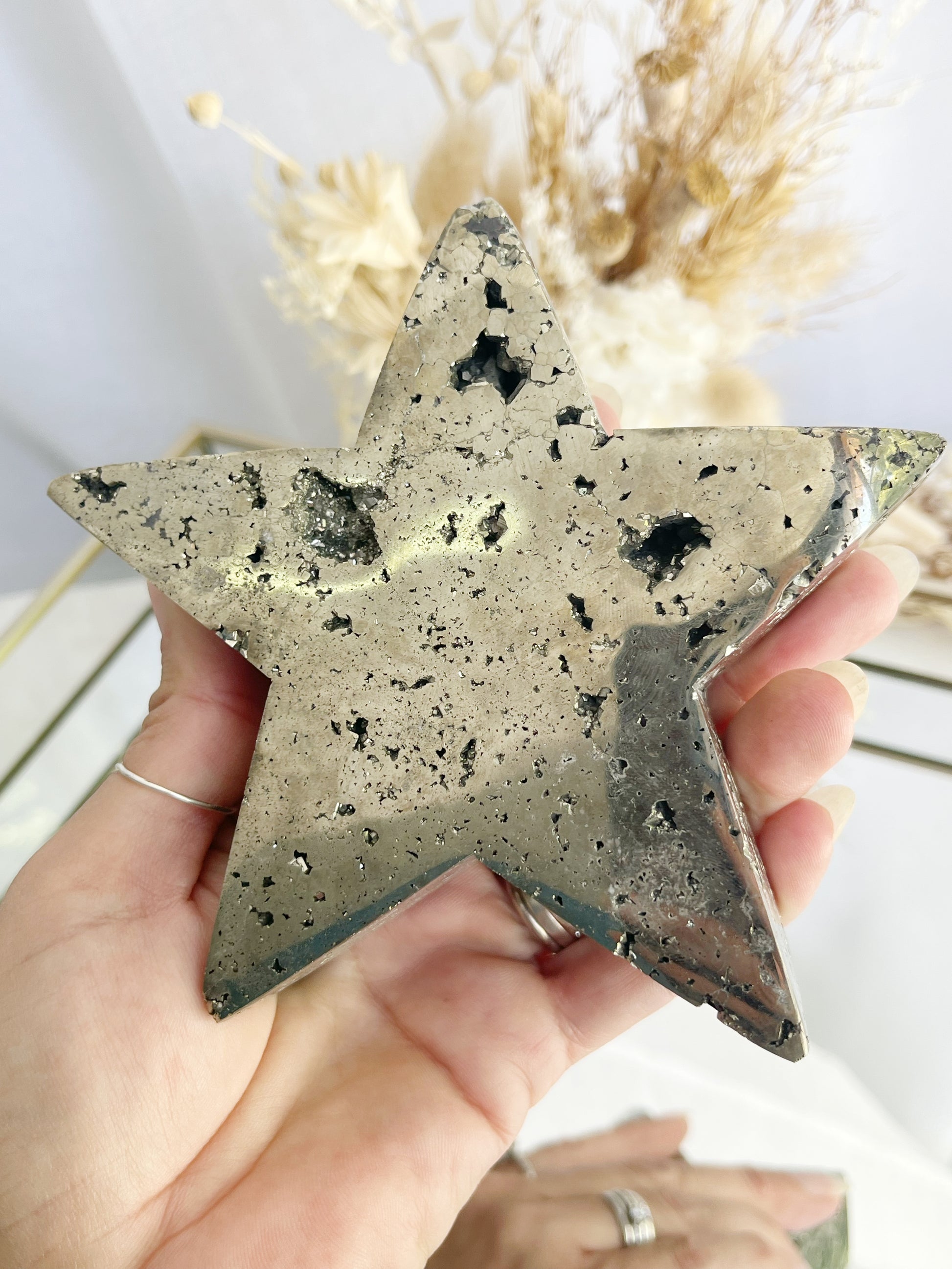 PYRITE STAR CRYSTAL SHOP AUSTRALIA STONED AND SAGED