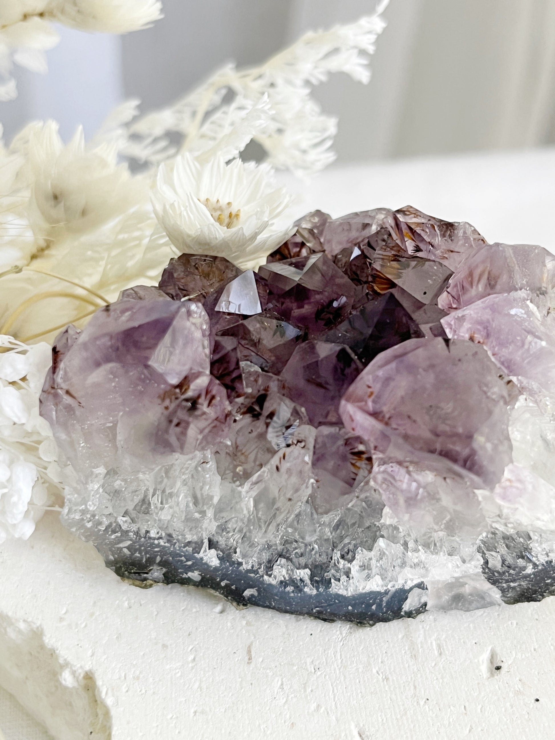 AMETHYST CLUSTER. STONED AND SAGED AUSTRALIA.