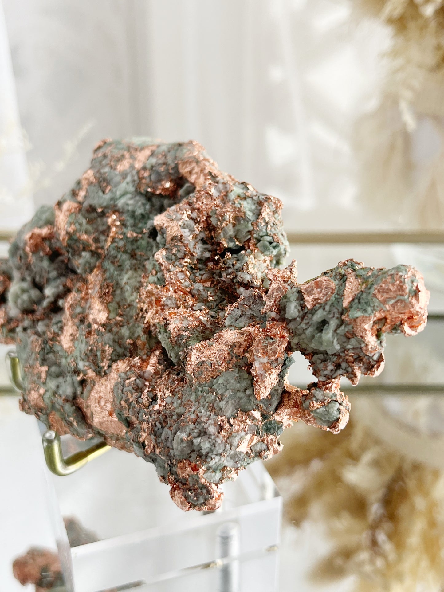 NATIVE MICHIGAN COPPER SPECIMEN, STONED AND SAGED AUSTRALIA