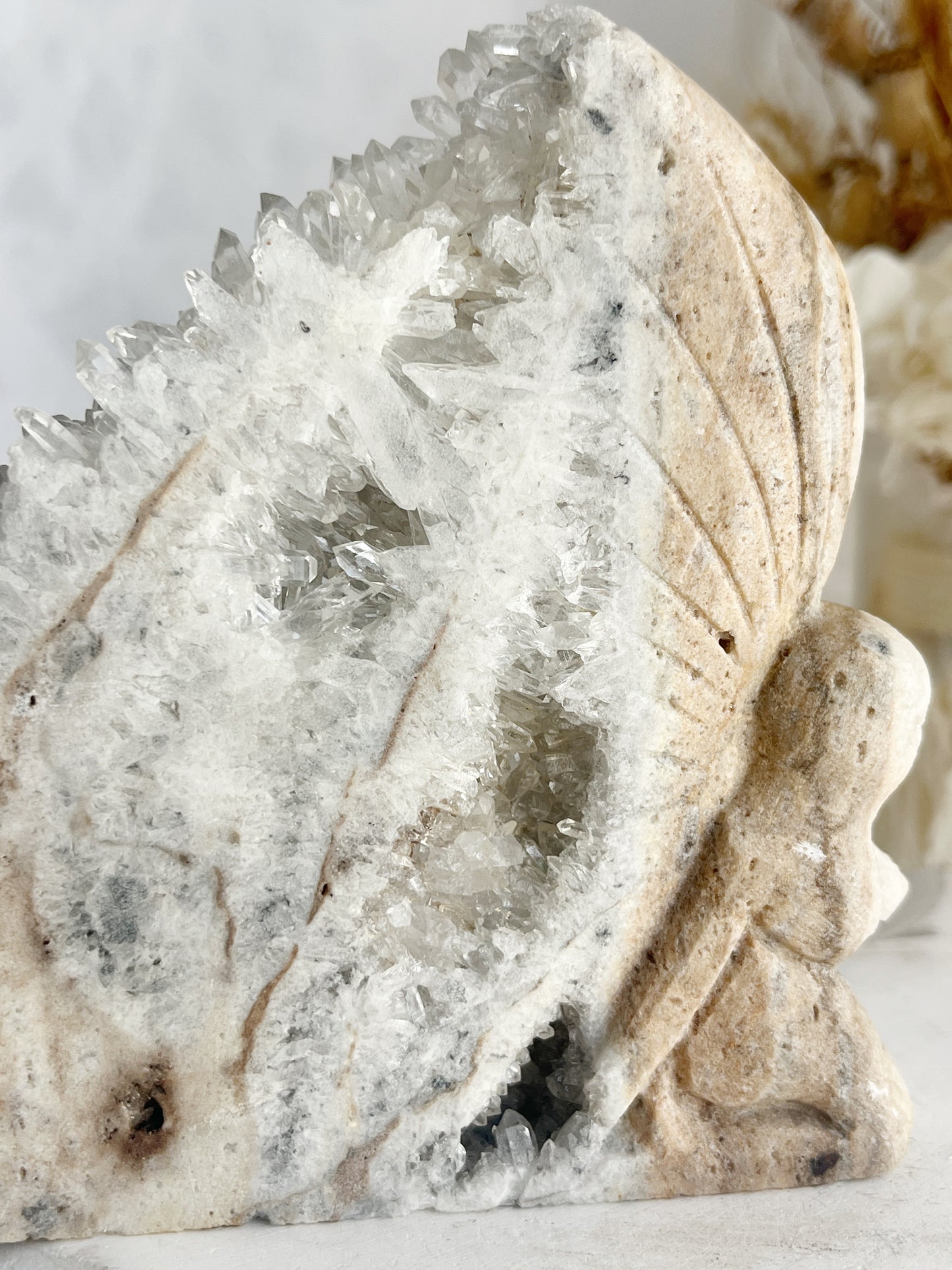 QUARTZ CLUSTER FAIRY, STONED AND SAGED AUSTRALIA