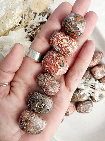 LEOPARD SKIN JASPER TUMBLE