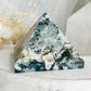 MOSS AGATE PYRAMID, STONED AND SAGED AUSTRALIA