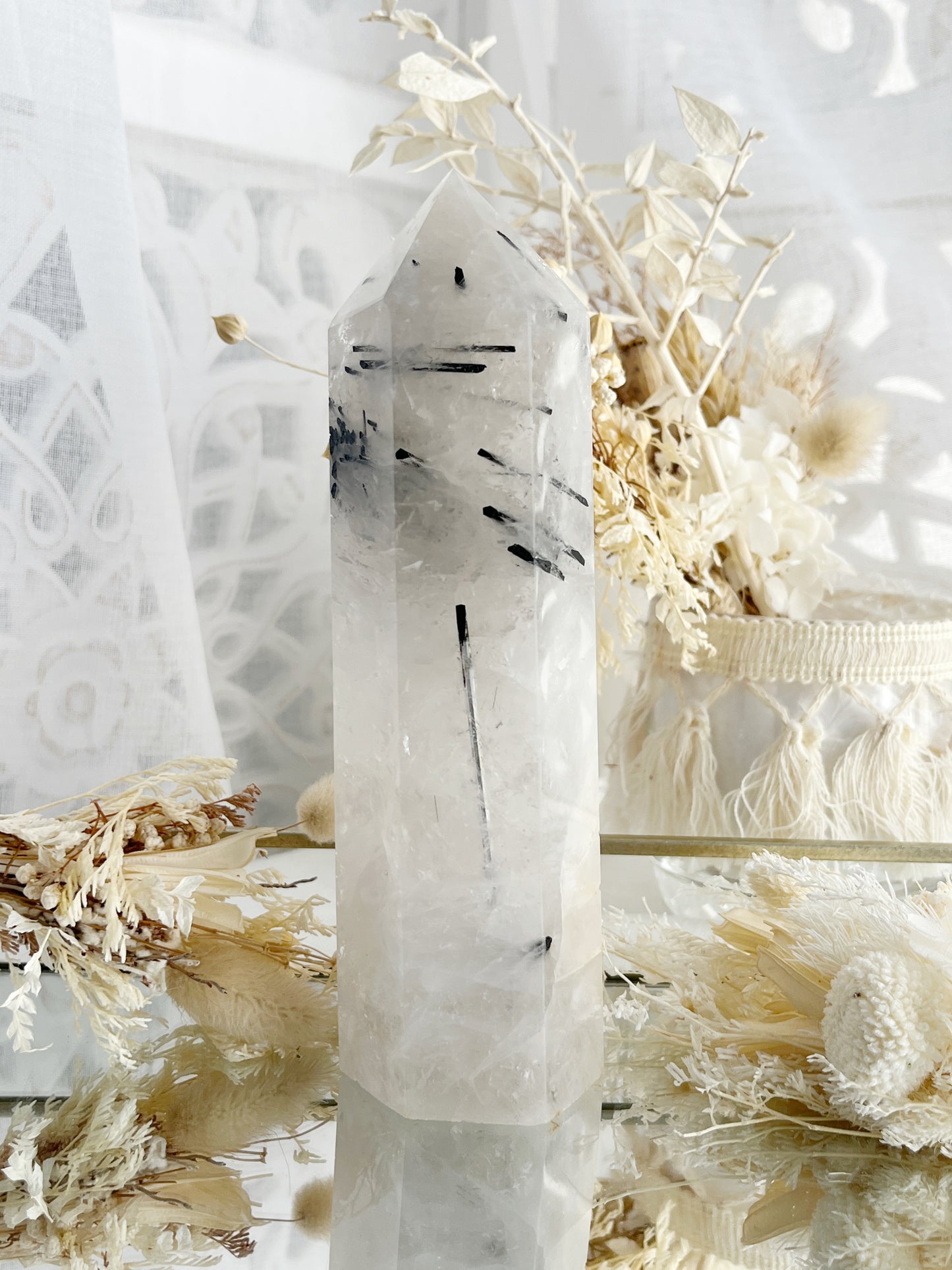 TOURMALINATED QUARTZ TOWER || 21001