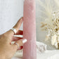 ROSE QUARTZ CRYSTAL TOWER GENERATOR POINT AUSTRALIA SELFLOVE LOVE COMPASSION STONED AND SAGED 