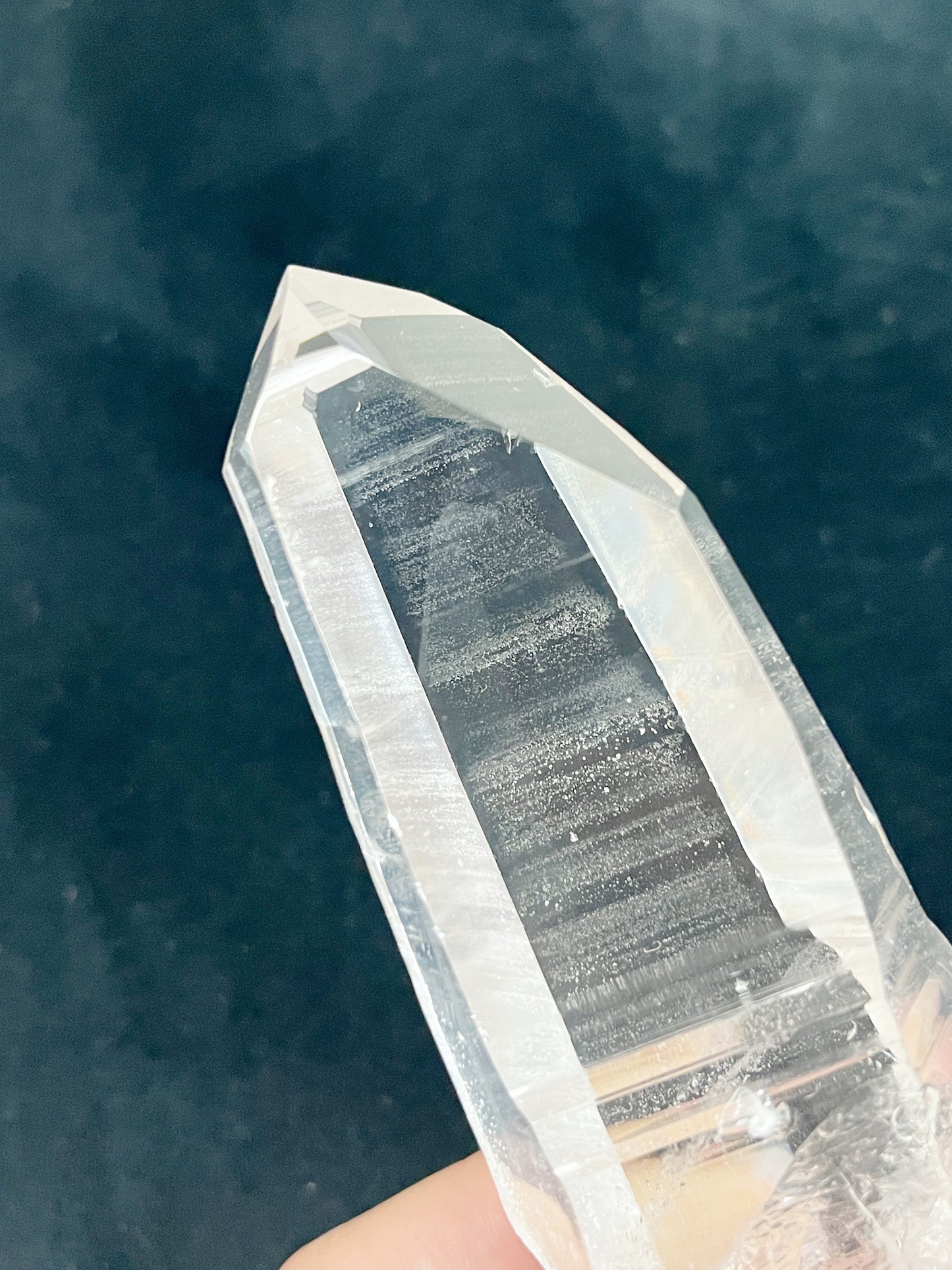 LEMURIAN QUARTZ POINT ON STAND || 30679 W/PHANTOM