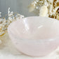 ROSE QUARTZ CRYSTAL BOWL AUSTRALIA SELF LOVE LOVE COMPASSION STONED AND SAGED