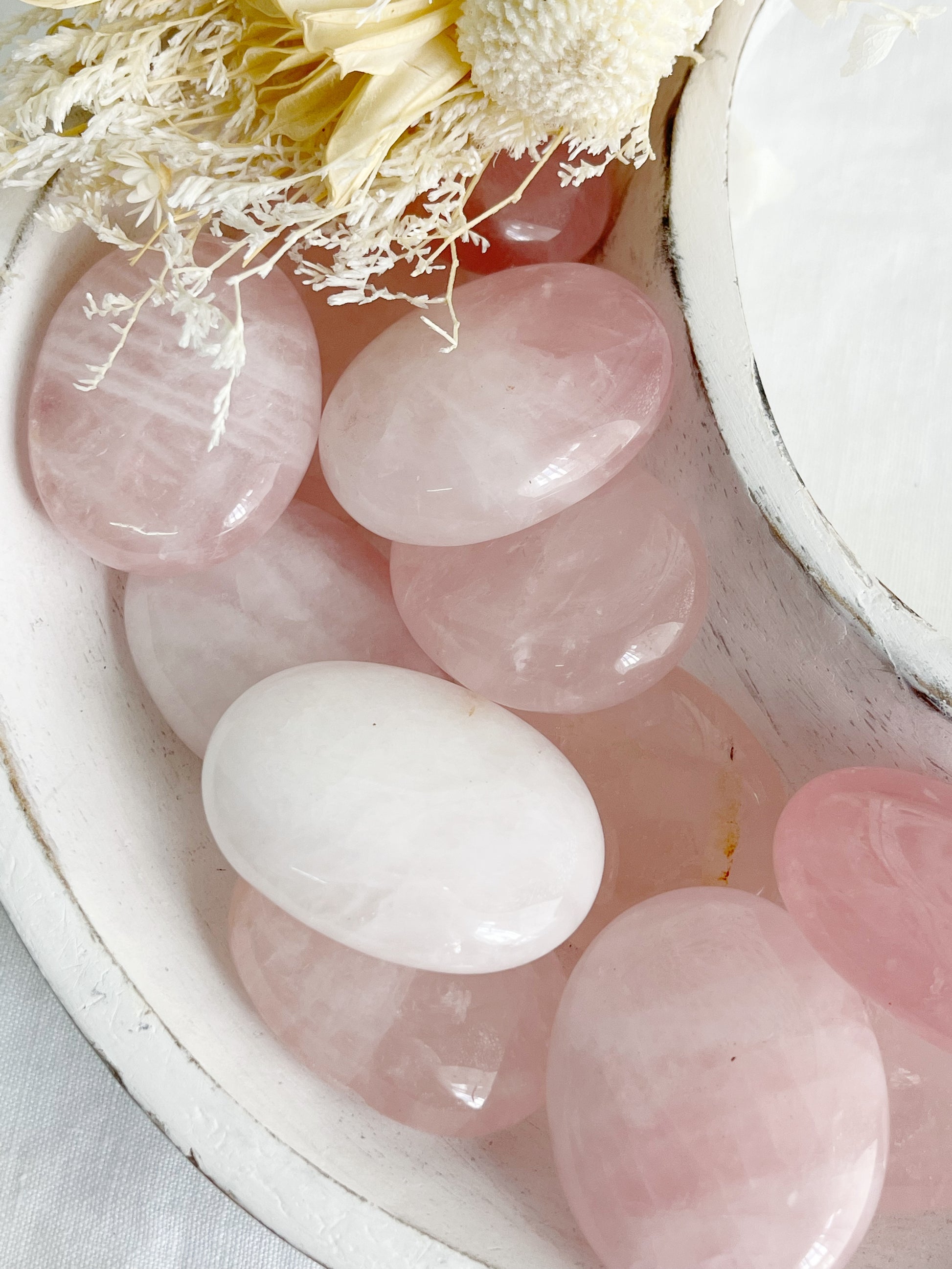 Rose Quartz Palmstone Australia