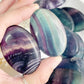 RAINBOW FLUORITE PALMSTONE || INTUITIVELY CHOSEN