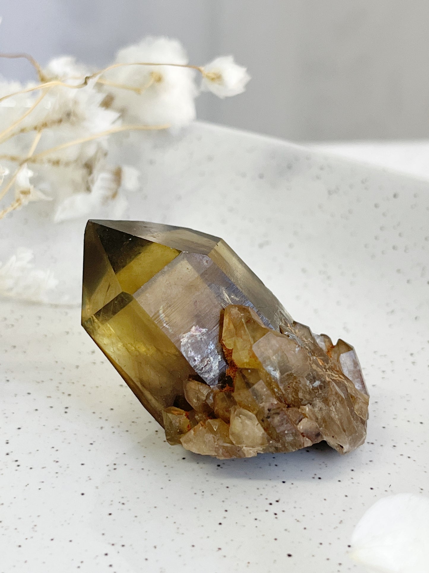 NATURAL CITRINE POINT || 31571