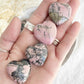 RHODONITE MINI HEART || INTUITIVELY CHOSEN