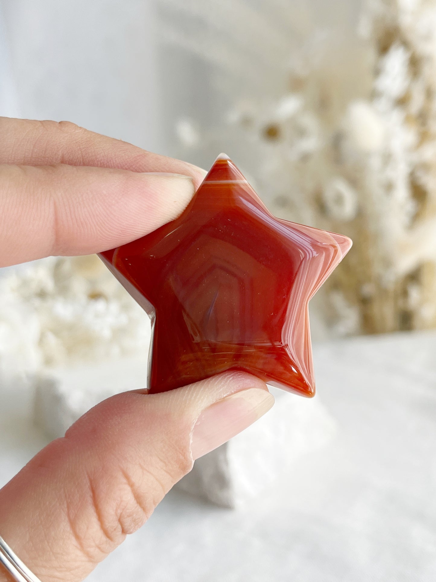 CARNELIAN STAR. STONED AND SAGED AUSTRALIA.