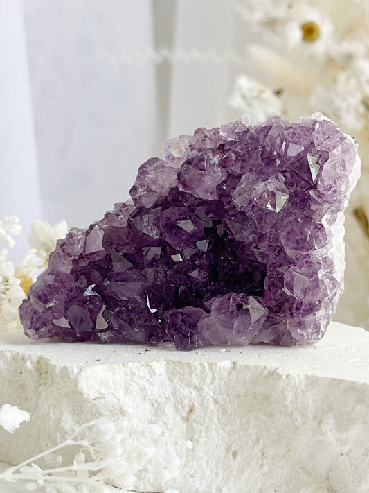 AMETHYST CLUSTER. STONED AND SAGED AUSTRALIA.