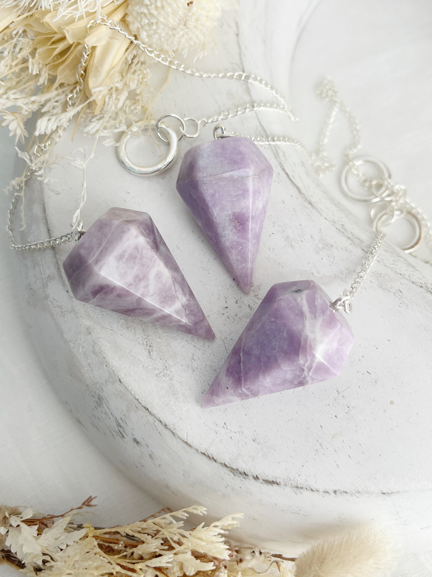 LEPIDOLITE PENDULUM || INTUITIVELY CHOSEN