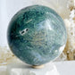 MOSS AGATE SPHERE APPROX 11.5CM. STONED AND SAGED AUSTRALIA