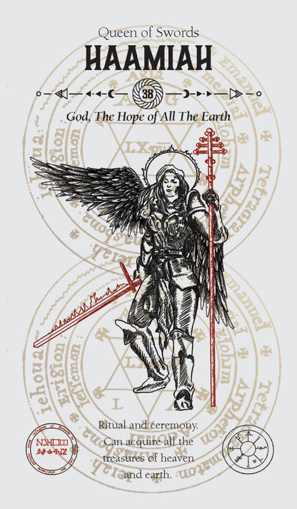 ANGEL TAROT POCKET EDITION. TRAVIS MCHENRY. STONED AND SAGED AUSTRALIA.