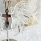 CLEAR QUARTZ WINGS ON STAND || 31837