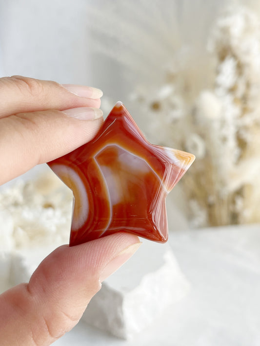 CARNELIAN STAR. STONED AND SAGED AUSTRALIA.