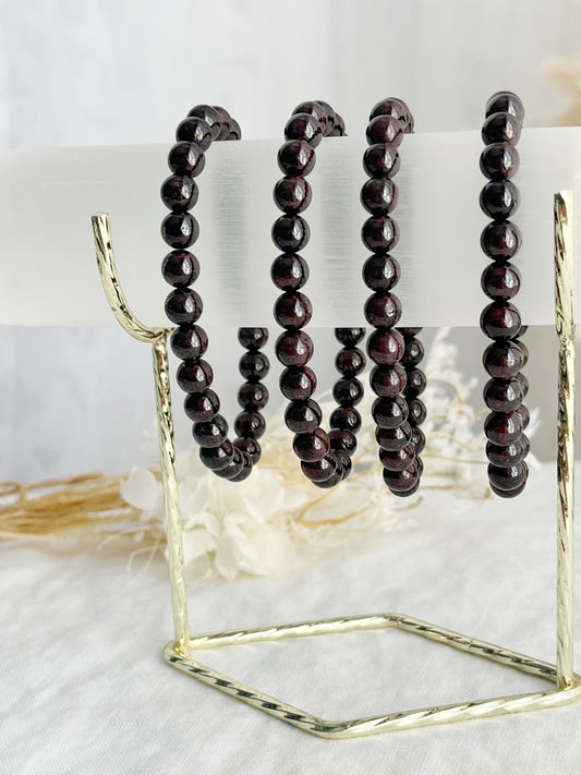 GARNET BEAD BRACELET || 8MM INTUITIVELY CHOSEN
