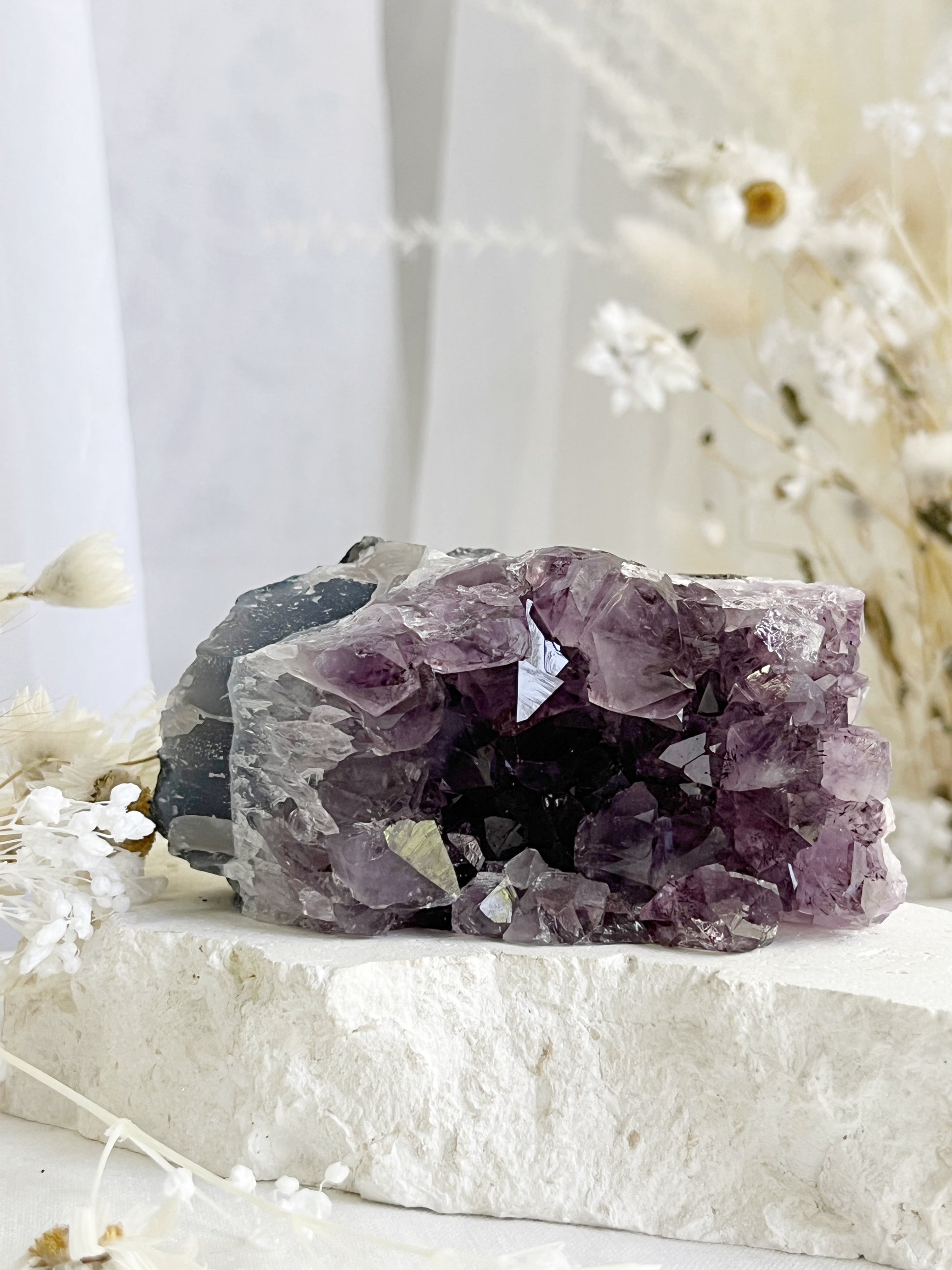 AMETHYST CLUSTER. STONED AND SAGED AUSTRALIA.