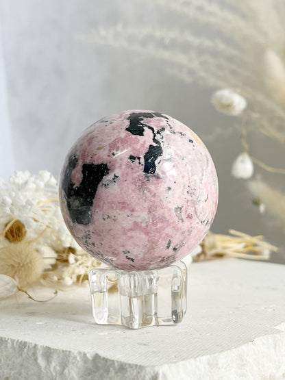 PERUVIAN RHODONITE SPHERE || 31299