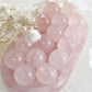 ROSE QUARTZ CRYSTAL SPHERE BOWL TRAY TRINKET DISH AUSTRALIA SELF LOVE LOVE COMPASSION STONED AND SAGED 