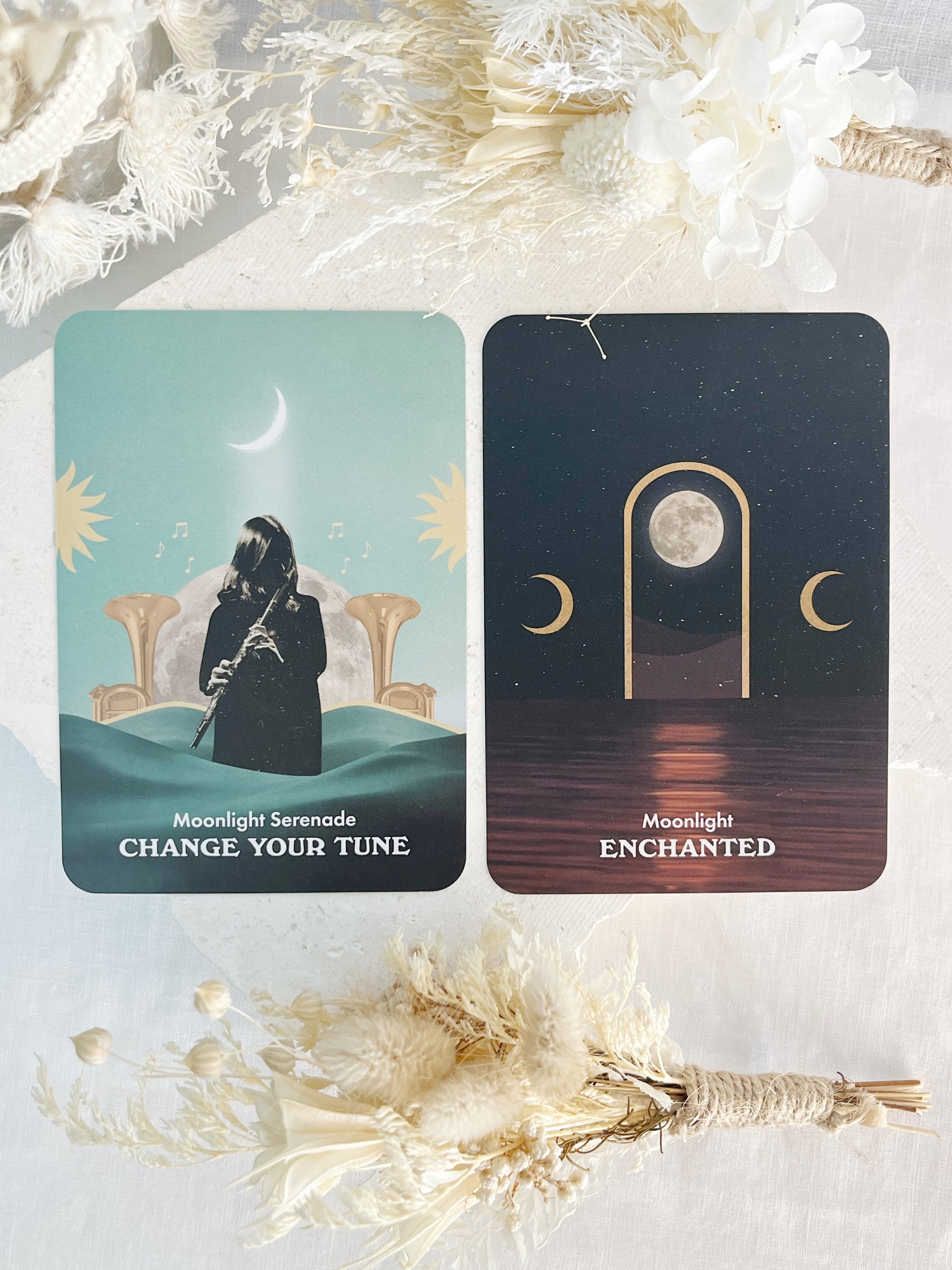 MOONOLOGY MESSAGES  ORACLE DECK – Stoned + Saged