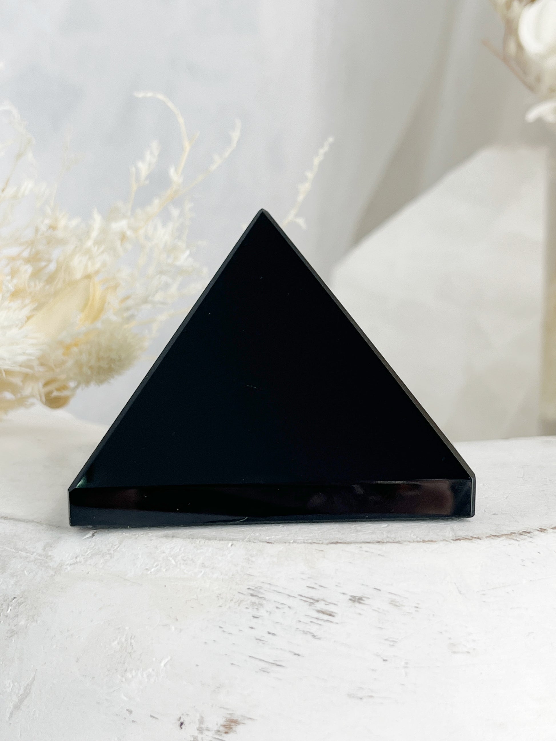 BLACK OBSIDIAN PYRAMID, STONED AND SAGED AUSTRALIA