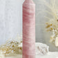 ROSE QUARTZ CRYSTAL TOWER GENERATOR POINT AUSTRALIA SELFLOVE LOVE COMPASSION STONED AND SAGED 