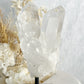 CLEAR QUARTZ CLUSTER ON STAND, STONED AND SAGED AUSTRALIA