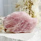 ROSE QUARTZ CRYSTAL ROUGH NATURAL RAW AUSTRALIA SELF LOVE LOVE COMPASSION STONED AND SAGED
