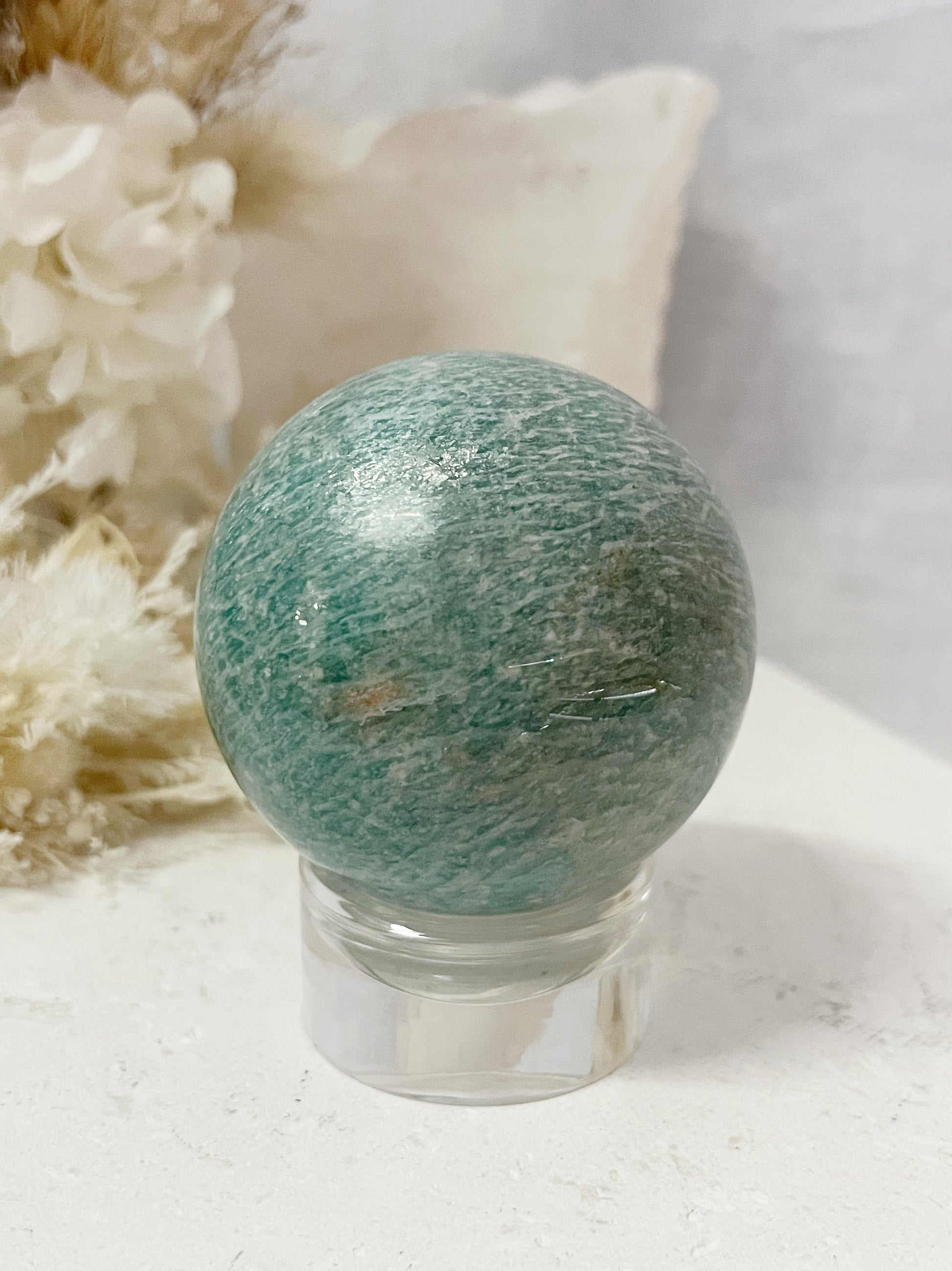 AMAZONITE SPHERE STONED AND SAGED SHOP AUSTRALIA