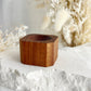 WOODEN PILLAR SPHERE STAND || DARK