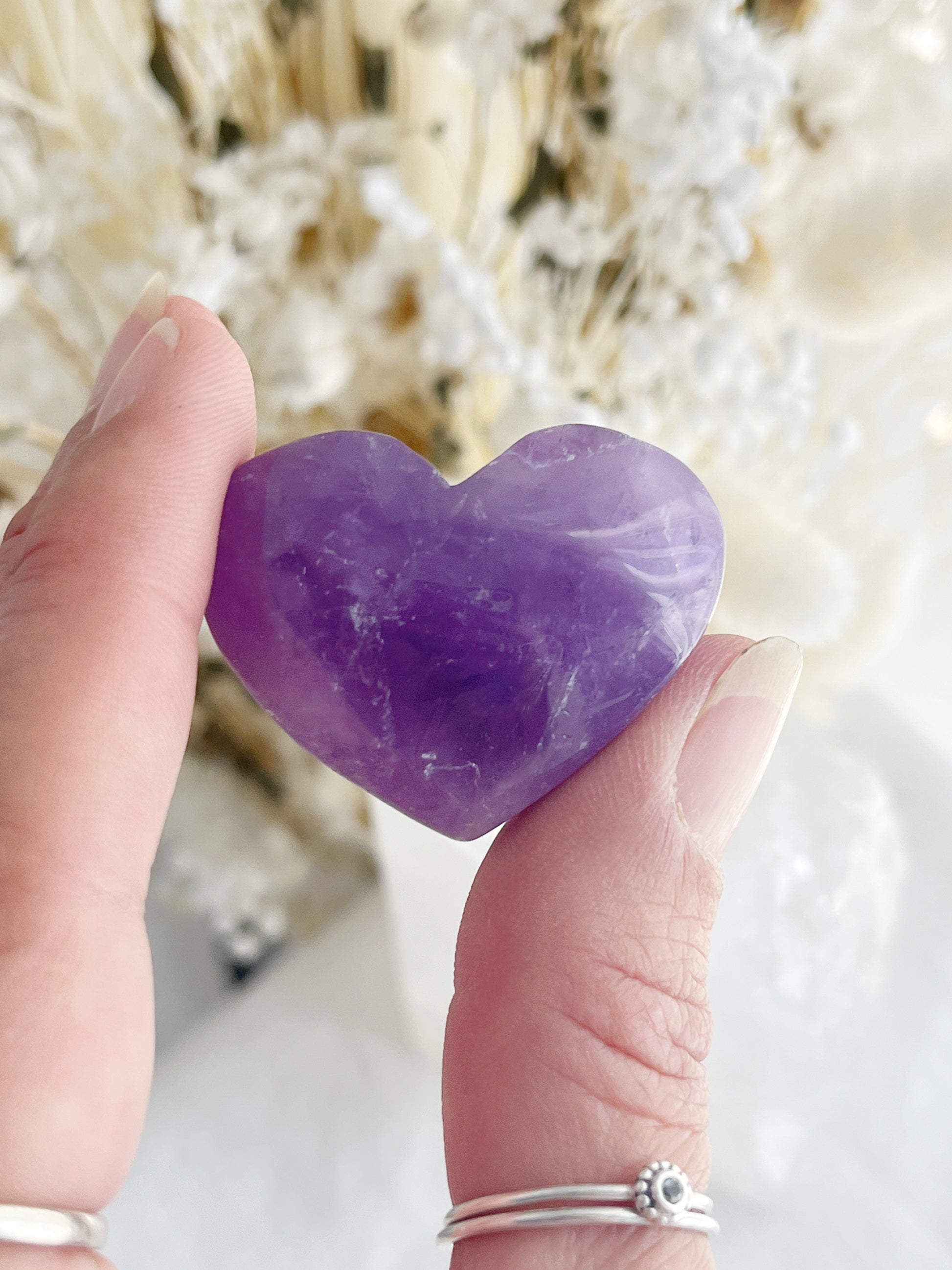 AMETHYST HEART. STONED AND SAGED AUSTRALIA.