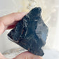 BLACK OBSIDIAN ROUGH, 31068, STONED AND SAGED AUSTRALIA