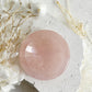 ROSE QUARTZ CRYSTAL BOWL MINI TRINKET DISH TRAY SPHERE HOLDER STAND AUSTRALIA SELF LOVE LOVE COMPASSION STONED AND SAGED 