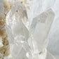 CLEAR QUARTZ CLUSTER ON STAND, STONED AND SAGED AUSTRALIA