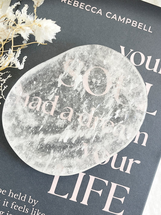 CLEAR QUARTZ TRAY || 31020